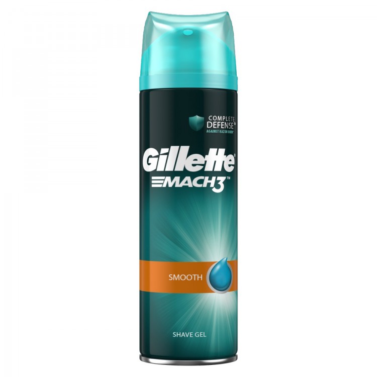 Gillette Mach3  gel Smooth 200ml | Kosmetické a dentální výrobky - Pánská kosmetika - Přípravky na holení